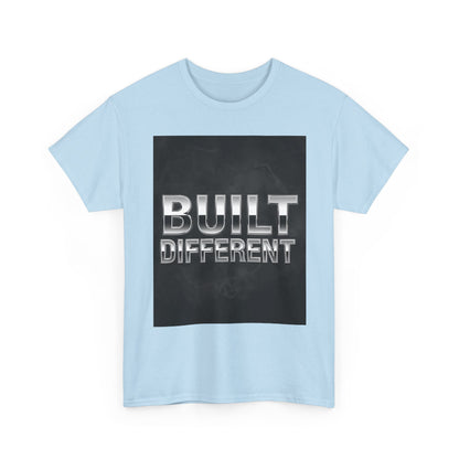 Built Different Heavy , Inspiring Gift, Casual Wear, Workout , Motivational Fashion, Street Style Top Graphic Tee | Trendy Streetwear T-S...