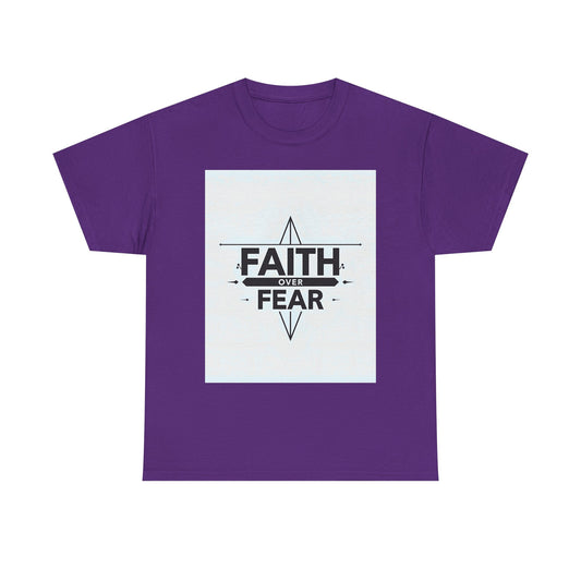 Faith Over Fear Unisex Heavy Cotton Tee