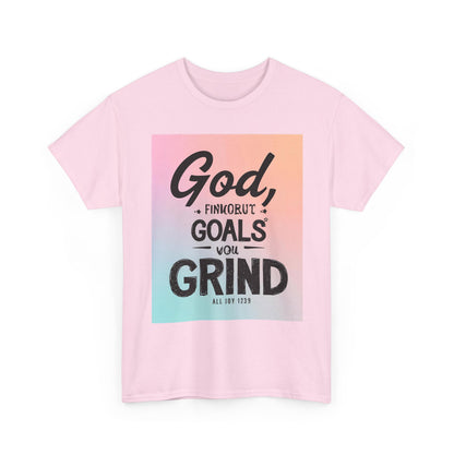 Motivational Graphic 'God, Goals, Grind' Heavy , Inspirational , Everyday Wear, Gift For Dreamers, [...] Graphic Tee | Trendy Streetwear ...
