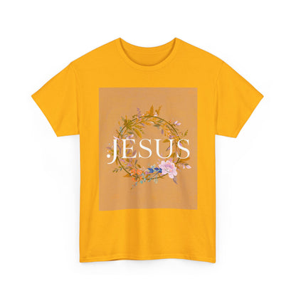 Floral Trendy Unisex Heavy Cotton Tee | Casual Wear