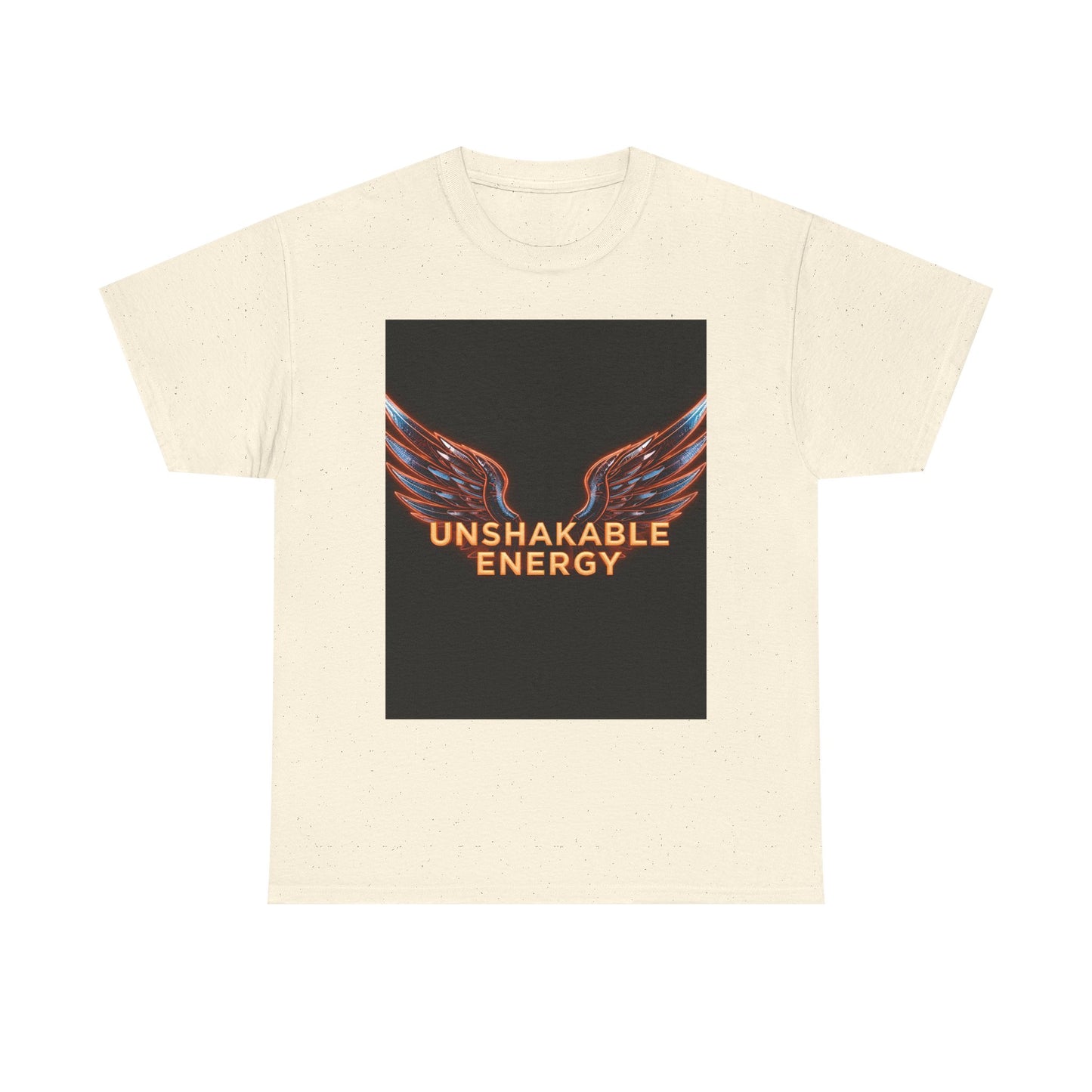 Heavy With 'Unshakable Energy' Design Motivational For Inspiration, Gift For Friends, Casual Wear, Workout [...] Graphic Tee | Trendy Str...