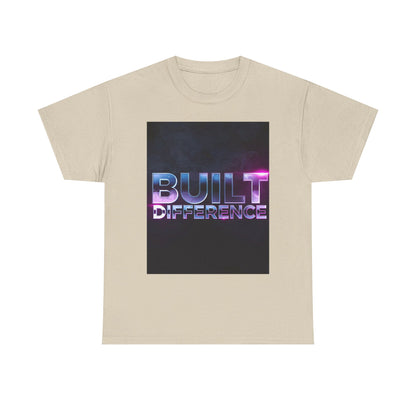 Built Difference Heavy Motivational Graphic , Gift For Friends, Casual Wear, Everyday Style Graphic Tee | Trendy Streetwear T-Shirt | Uni...