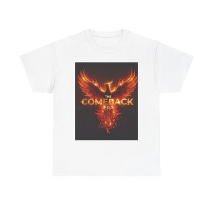 Heavy The Comeback Era, Motivational , Phoenix Design, Casual Wear, Gift For New Beginnings, Trendy Graphic Tee | Trendy Streetwear T-Shi...