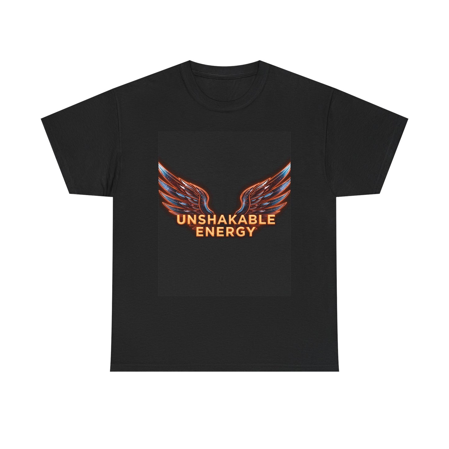 Heavy With 'Unshakable Energy' Design Motivational For Inspiration, Gift For Friends, Casual Wear, Workout [...] Graphic Tee | Trendy Str...