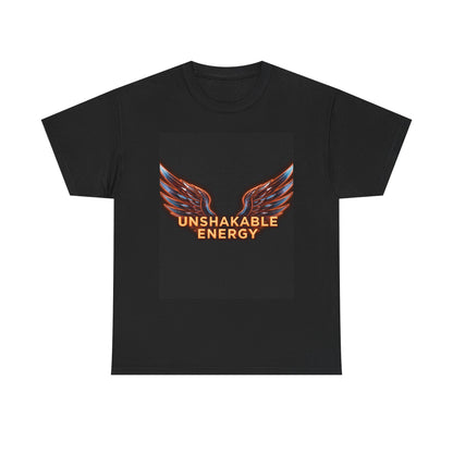 Heavy With 'Unshakable Energy' Design Motivational For Inspiration, Gift For Friends, Casual Wear, Workout [...] Graphic Tee | Trendy Str...