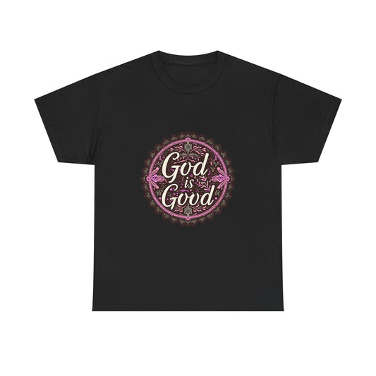 Inspirational Unisex Heavy Cotton Tee - "Faith-Based" Design