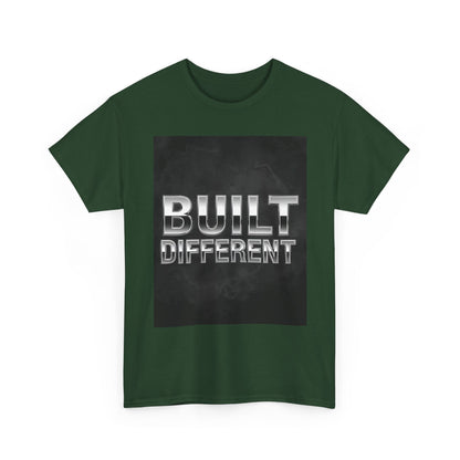 Built Different Heavy , Inspiring Gift, Casual Wear, Workout , Motivational Fashion, Street Style Top Graphic Tee | Trendy Streetwear T-S...