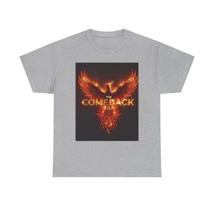 The Comeback Era Heavy , Motivational , Phoenix Graphic , Casual Wear, Gift Idea Graphic Tee | Trendy Streetwear T-Shirt | Unisex Cotton ...