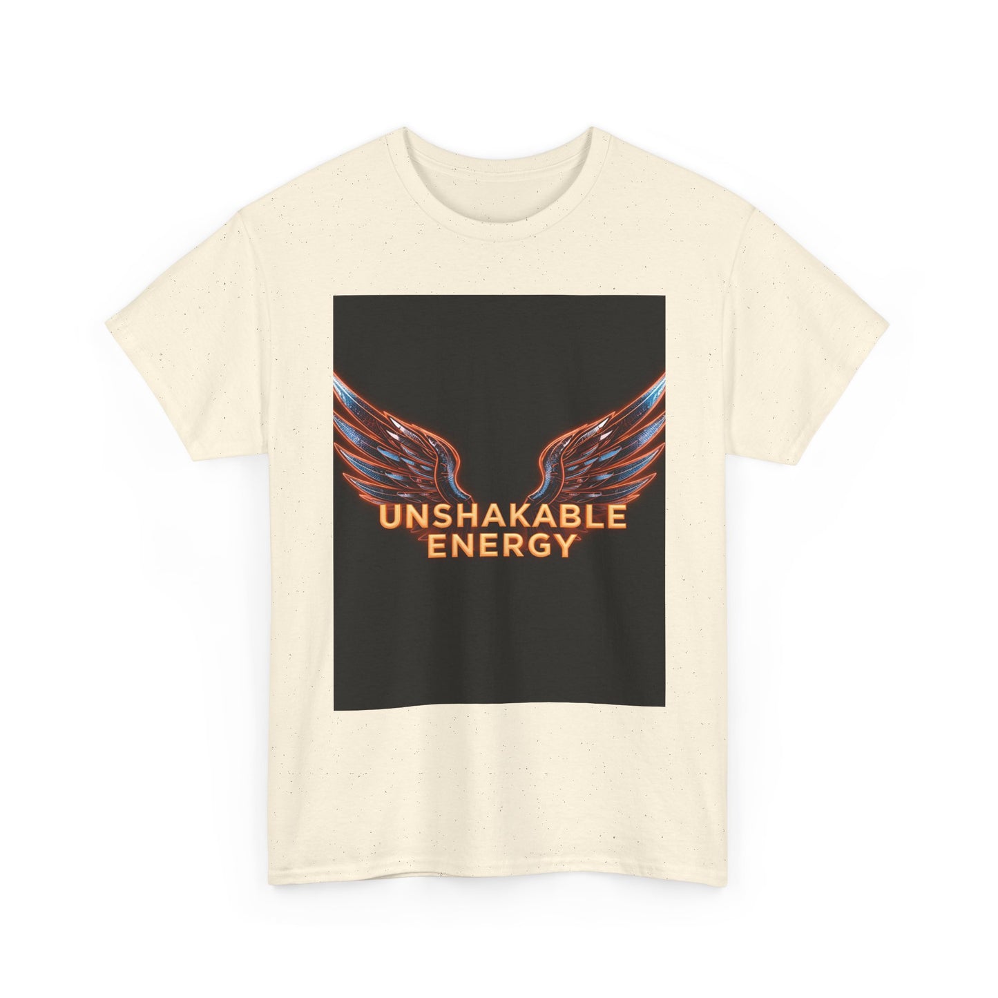 Heavy With 'Unshakable Energy' Design Motivational For Inspiration, Gift For Friends, Casual Wear, Workout [...] Graphic Tee | Trendy Str...
