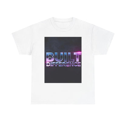 Built Difference Heavy Motivational Graphic , Gift For Friends, Casual Wear, Everyday Style Graphic Tee | Trendy Streetwear T-Shirt | Uni...
