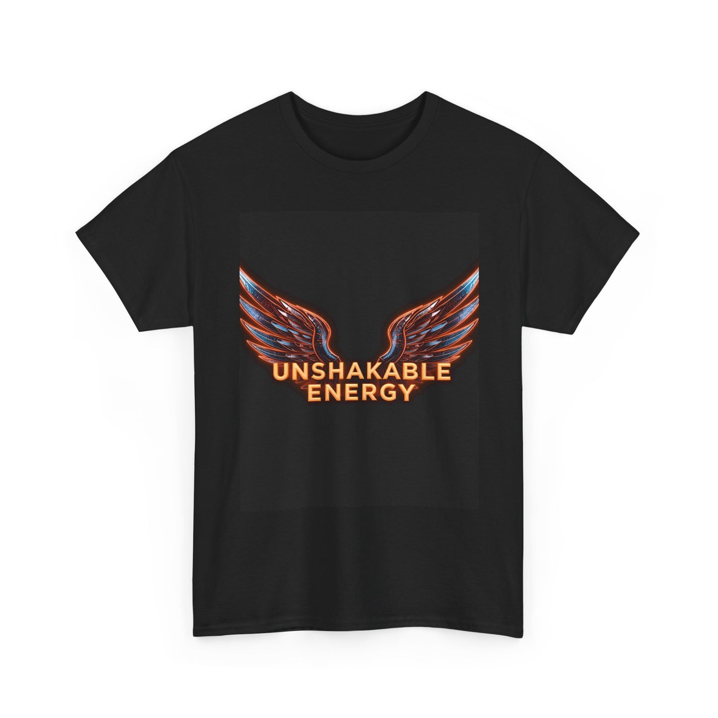 Heavy With 'Unshakable Energy' Design Motivational For Inspiration, Gift For Friends, Casual Wear, Workout [...] Graphic Tee | Trendy Str...