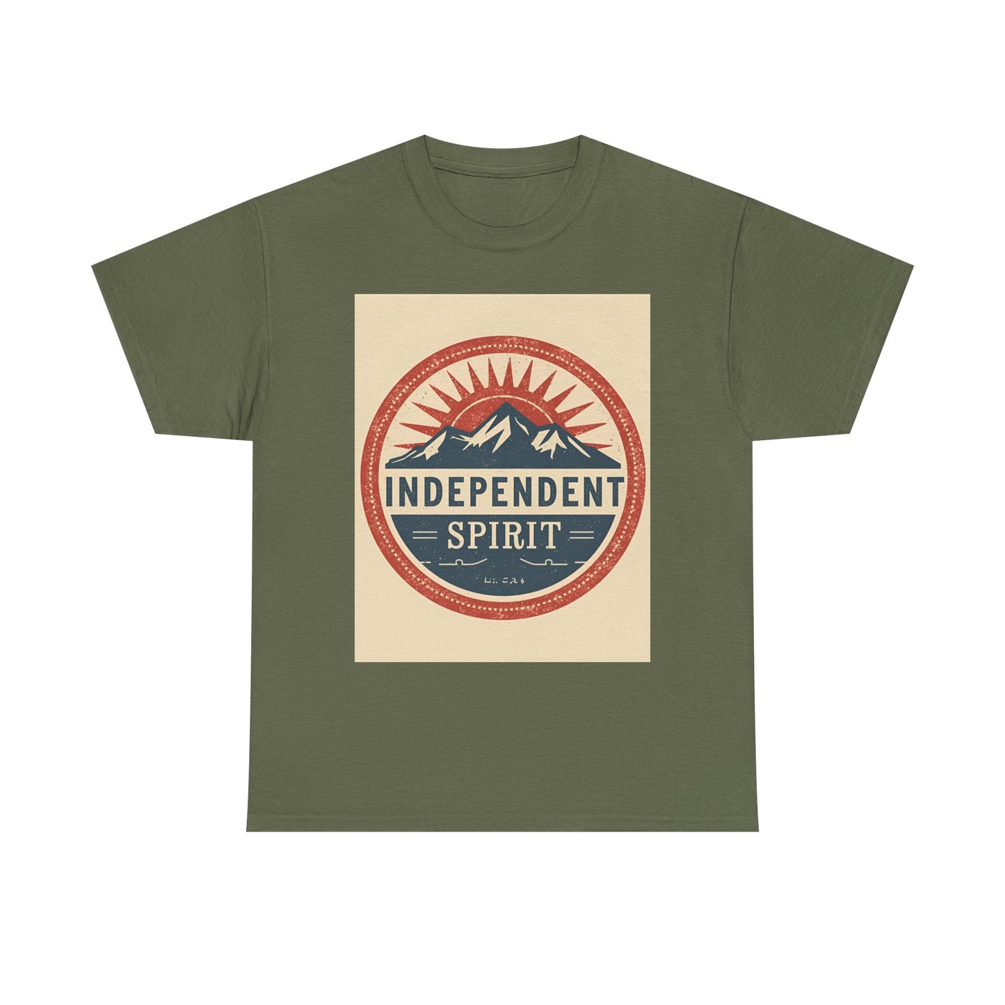 Independent Spirit Heavy Outdoor Adventure , Casual Everyday Wear, Gift For Nature Lovers, Travel , [...] Graphic Tee | Trendy Streetwear...
