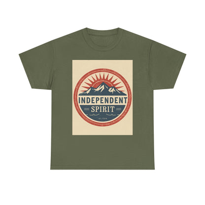 Independent Spirit Heavy Outdoor Adventure , Casual Everyday Wear, Gift For Nature Lovers, Travel , [...] Graphic Tee | Trendy Streetwear...