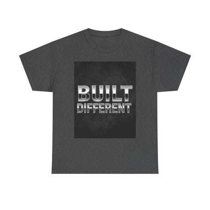 Built Different Heavy , Inspiring Gift, Casual Wear, Workout , Motivational Fashion, Street Style Top Graphic Tee | Trendy Streetwear T-S...