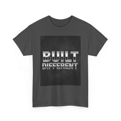 Built Different Heavy , Inspiring Gift, Casual Wear, Workout , Motivational Fashion, Street Style Top Graphic Tee | Trendy Streetwear T-S...