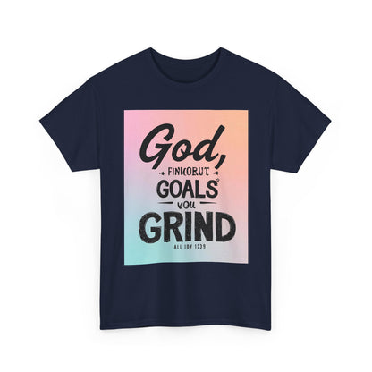 Motivational Graphic 'God, Goals, Grind' Heavy , Inspirational , Everyday Wear, Gift For Dreamers, [...] Graphic Tee | Trendy Streetwear ...