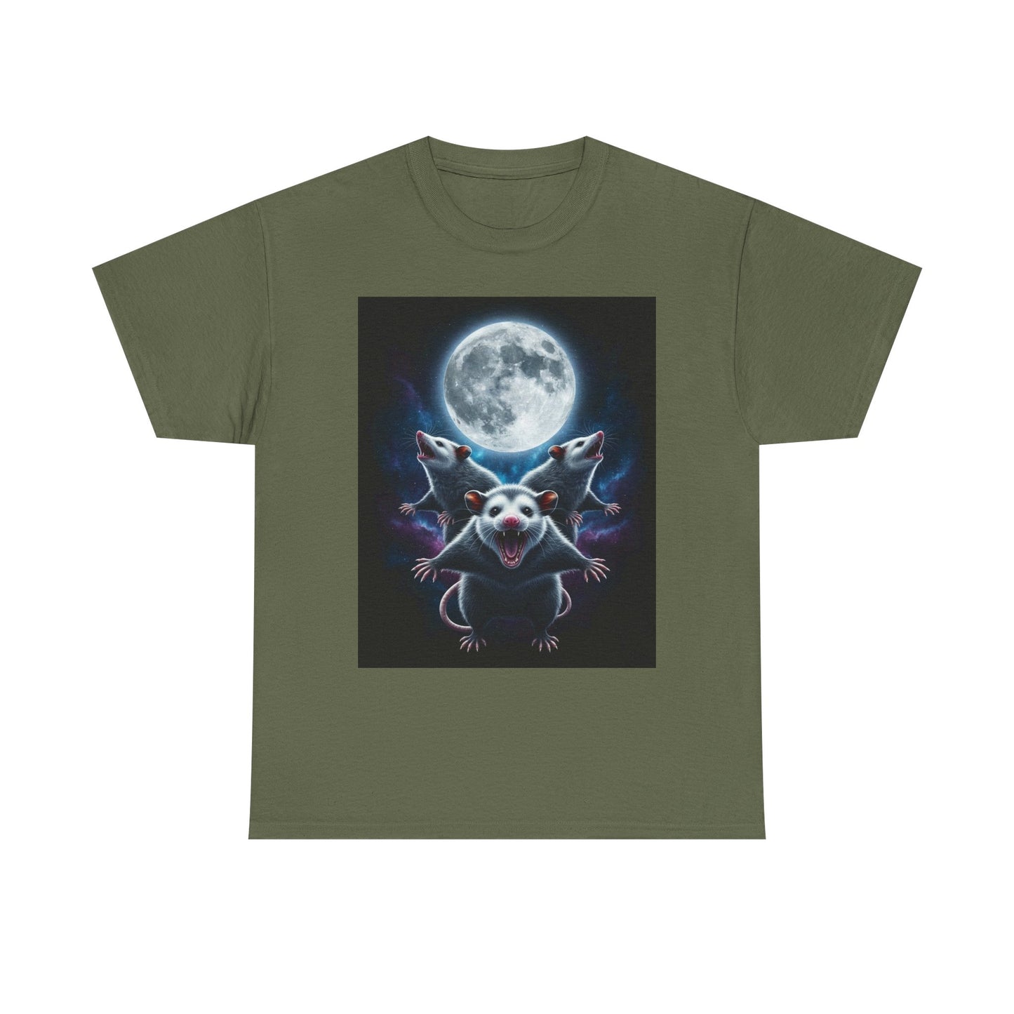 Moonlit Mischief Graphic , , Fun Gift For Animal Lovers, Casual Wear, Quirky Style Graphic Tee | Trendy Streetwear T-Shirt | ...