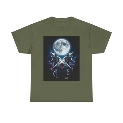 Moonlit Mischief Graphic , , Fun Gift For Animal Lovers, Casual Wear, Quirky Style Graphic Tee | Trendy Streetwear T-Shirt | ...