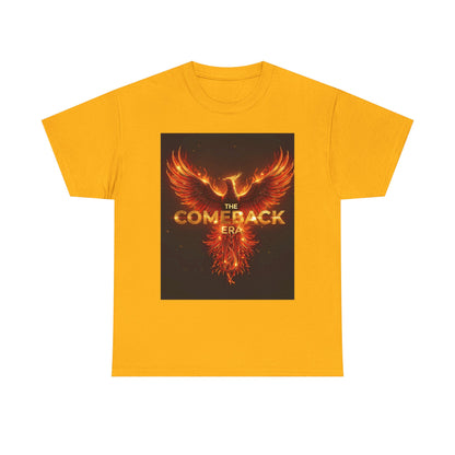 Heavy The Comeback Era, Motivational , Phoenix Design, Casual Wear, Gift For New Beginnings, Trendy Graphic Tee | Trendy Streetwear T-Shi...