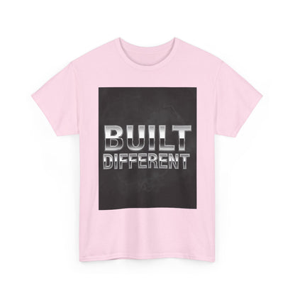Built Different Heavy , Inspiring Gift, Casual Wear, Workout , Motivational Fashion, Street Style Top Graphic Tee | Trendy Streetwear T-S...