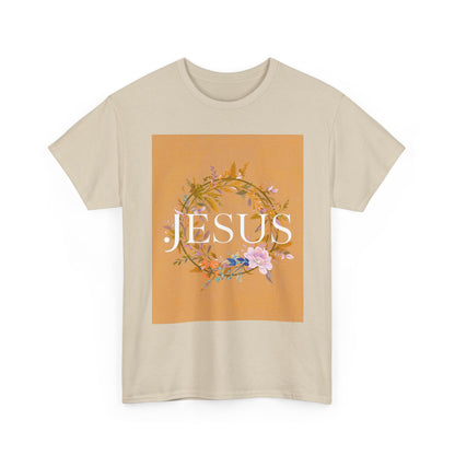 Floral Trendy Unisex Heavy Cotton Tee | Casual Wear