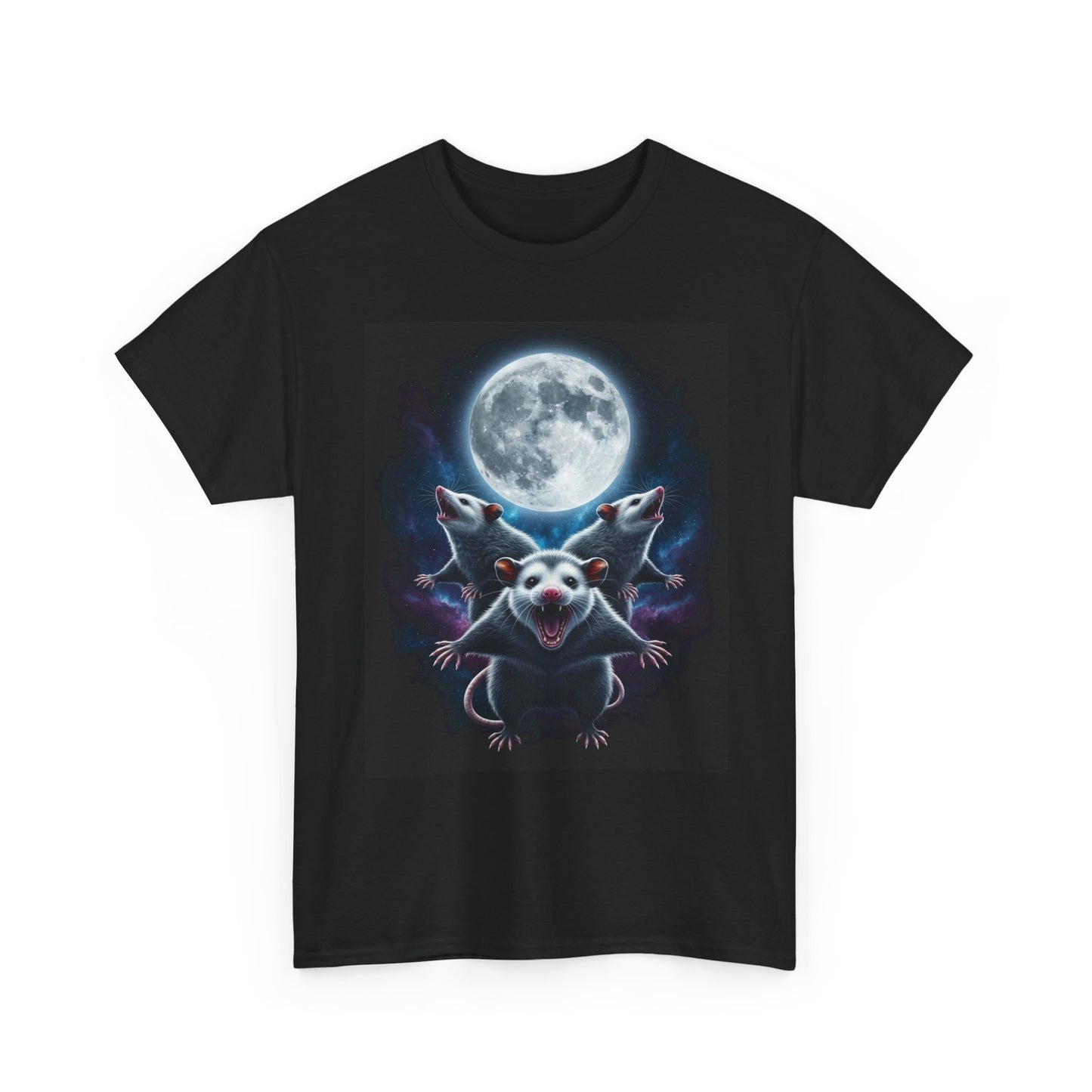 Moonlit Mischief Graphic , , Fun Gift For Animal Lovers, Casual Wear, Quirky Style Graphic Tee | Trendy Streetwear T-Shirt | ...