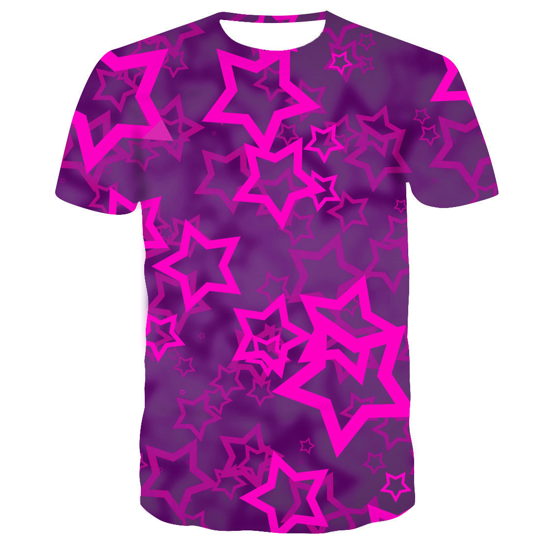Starry sky print T-shirt