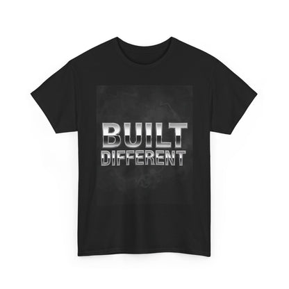 Built Different Heavy , Inspiring Gift, Casual Wear, Workout , Motivational Fashion, Street Style Top Graphic Tee | Trendy Streetwear T-S...