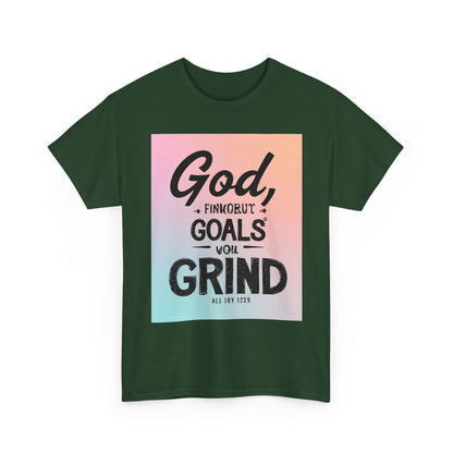 Motivational Graphic 'God, Goals, Grind' Heavy , Inspirational , Everyday Wear, Gift For Dreamers, [...] Graphic Tee | Trendy Streetwear ...