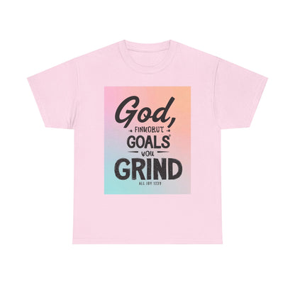 Motivational Graphic 'God, Goals, Grind' Heavy , Inspirational , Everyday Wear, Gift For Dreamers, [...] Graphic Tee | Trendy Streetwear ...