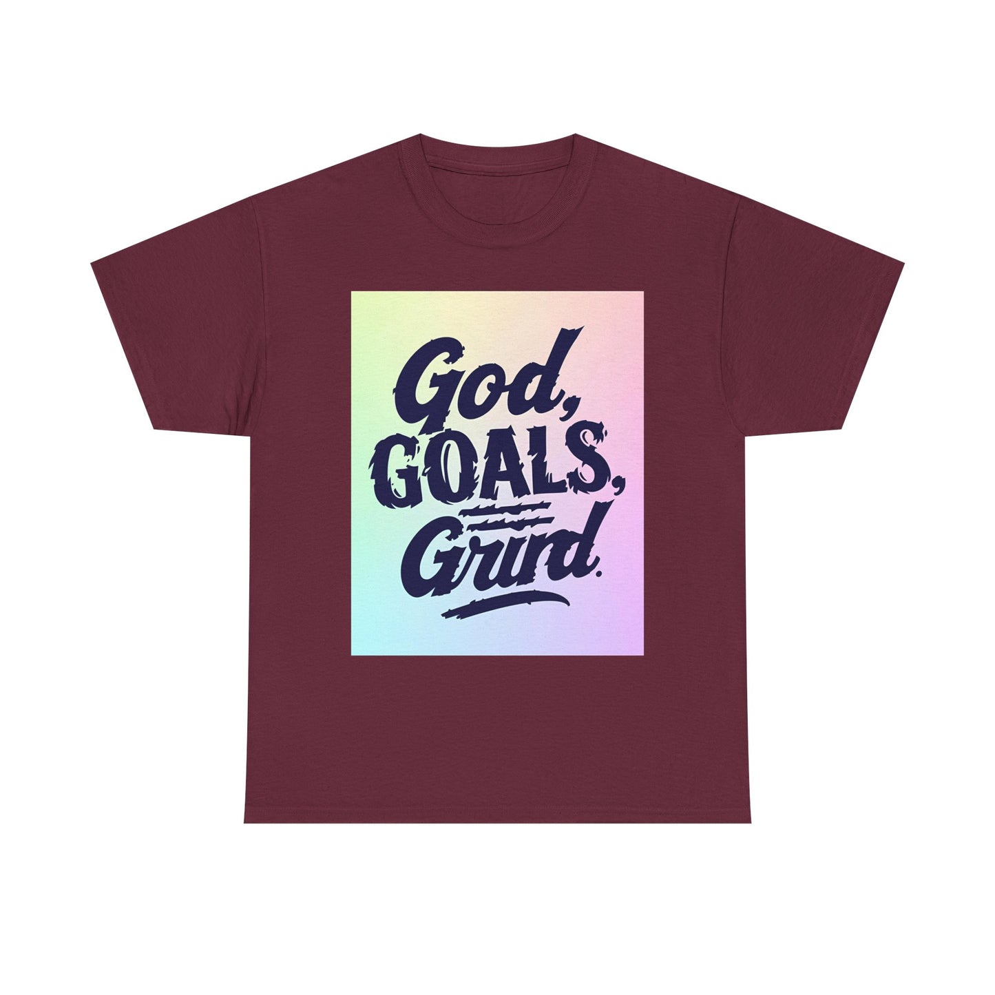 Inspirational Heavy God Goals Festival , Motivational Gift, Casual Wear, Spiritual Graphic Tee | Trendy Streetwear T-Shirt | Unisex Cotto...