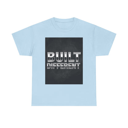 Built Different Heavy , Inspiring Gift, Casual Wear, Workout , Motivational Fashion, Street Style Top Graphic Tee | Trendy Streetwear T-S...