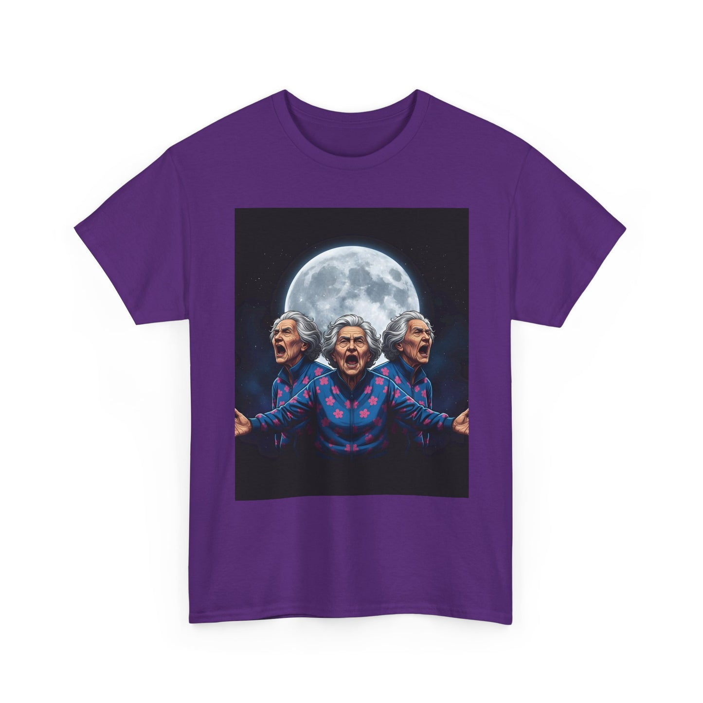 Moonlit Guru Heavy , Fun Graphic For Hipsters, Perfect  Gift For Friends, Casual Wear, [...] Graphic Tee | Trendy Streetwea...