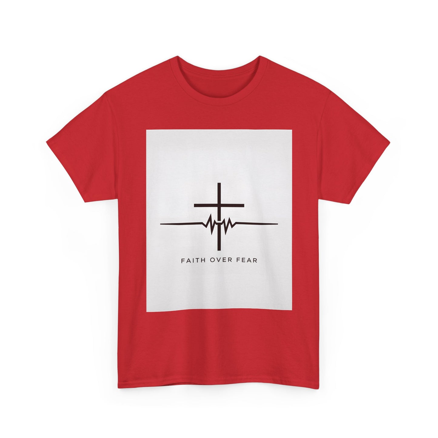 Faith Over Fear Motivational Inspirational Gift For Friends And Family Perfect For Holidays [...] Graphic Tee | Trendy Streetwear T-Shirt...