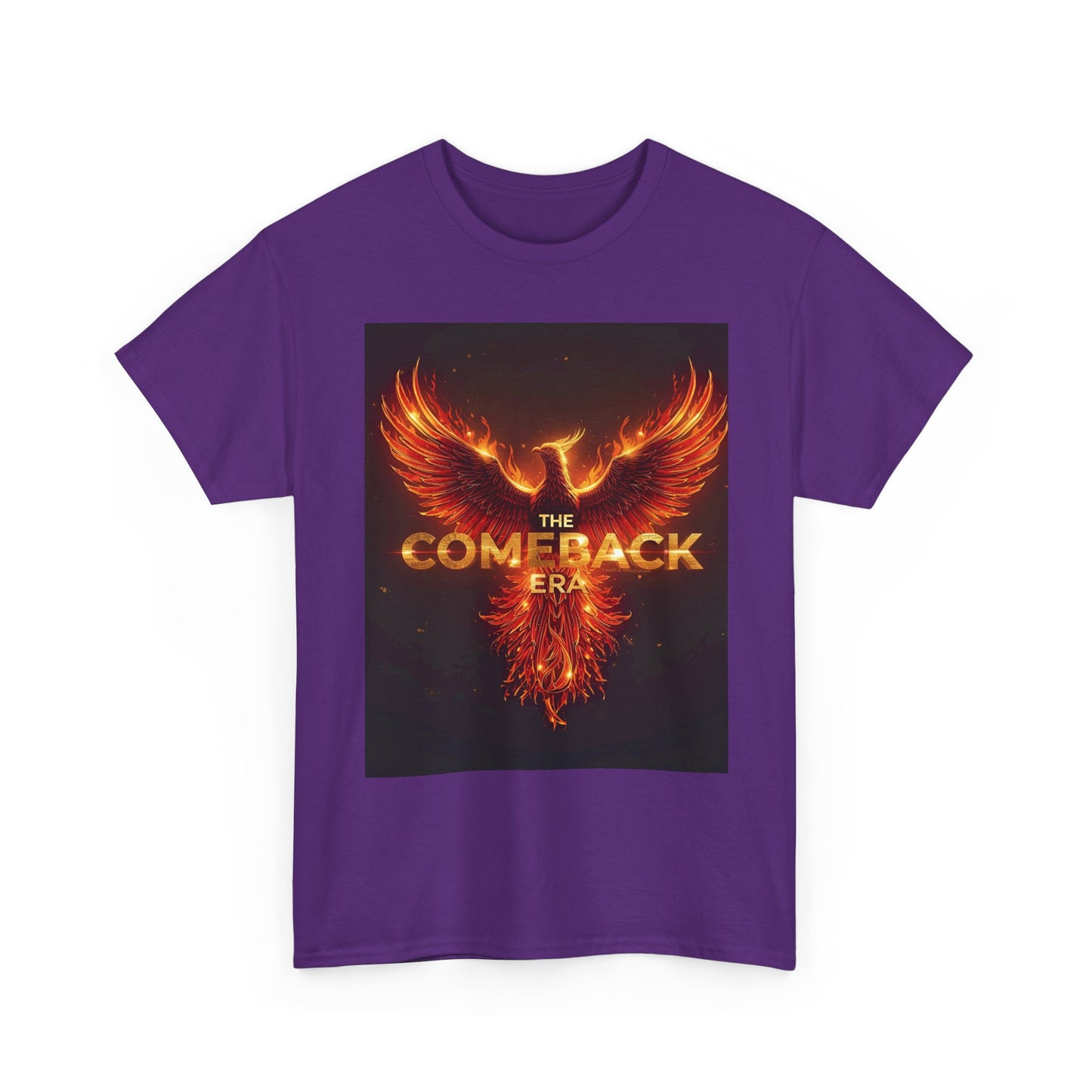 Heavy The Comeback Era, Motivational , Phoenix Design, Casual Wear, Gift For New Beginnings, Trendy Graphic Tee | Trendy Streetwear T-Shi...