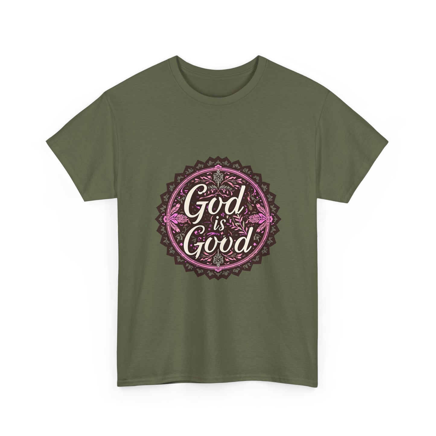 Inspirational Unisex Heavy Cotton Tee - "Faith-Based" Design