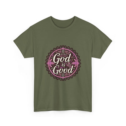 Inspirational Unisex Heavy Cotton Tee - "Faith-Based" Design