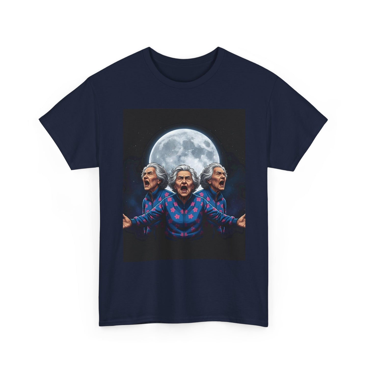 Moonlit Guru Heavy , Fun Graphic For Hipsters, Perfect  Gift For Friends, Casual Wear, [...] Graphic Tee | Trendy Streetwea...