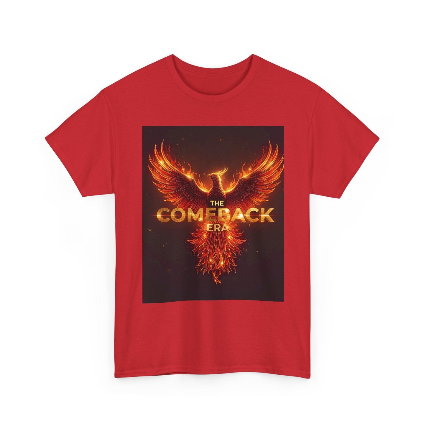 Heavy The Comeback Era, Motivational , Phoenix Design, Casual Wear, Gift For New Beginnings, Trendy Graphic Tee | Trendy Streetwear T-Shi...