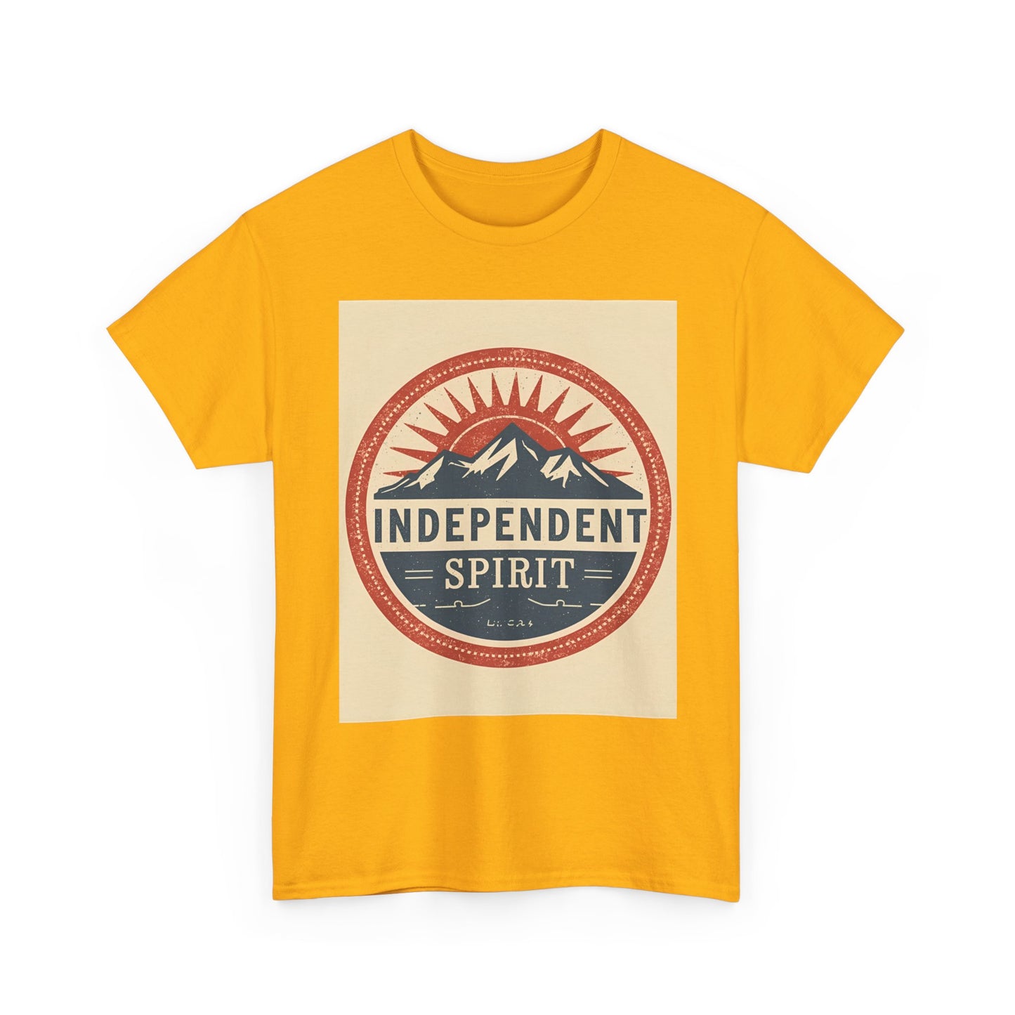 Independent Spirit Heavy Outdoor Adventure , Casual Everyday Wear, Gift For Nature Lovers, Travel , [...] Graphic Tee | Trendy Streetwear...