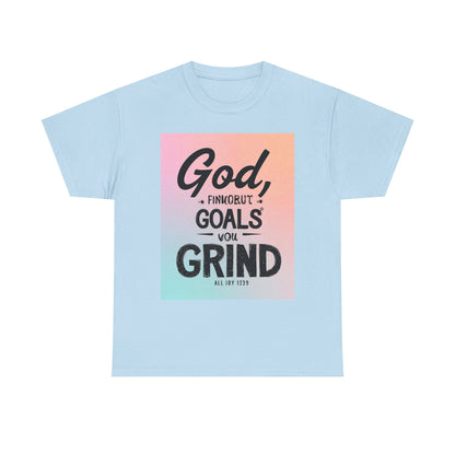 Motivational Graphic 'God, Goals, Grind' Heavy , Inspirational , Everyday Wear, Gift For Dreamers, [...] Graphic Tee | Trendy Streetwear ...