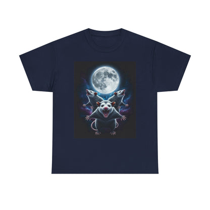 Moonlit Mischief Graphic , , Fun Gift For Animal Lovers, Casual Wear, Quirky Style Graphic Tee | Trendy Streetwear T-Shirt | ...