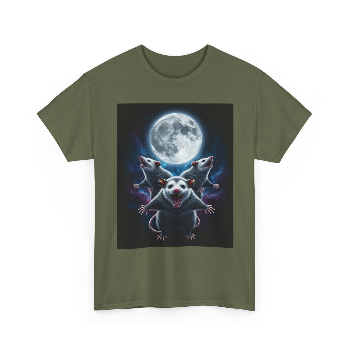 Moonlit Mischief Graphic , , Fun Gift For Animal Lovers, Casual Wear, Quirky Style Graphic Tee | Trendy Streetwear T-Shirt | ...