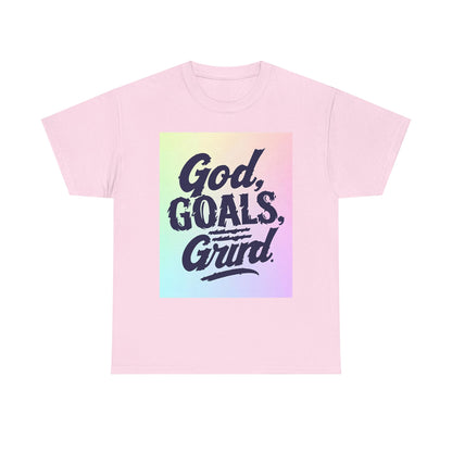 Inspirational Heavy God Goals Festival , Motivational Gift, Casual Wear, Spiritual Graphic Tee | Trendy Streetwear T-Shirt | Unisex Cotto...