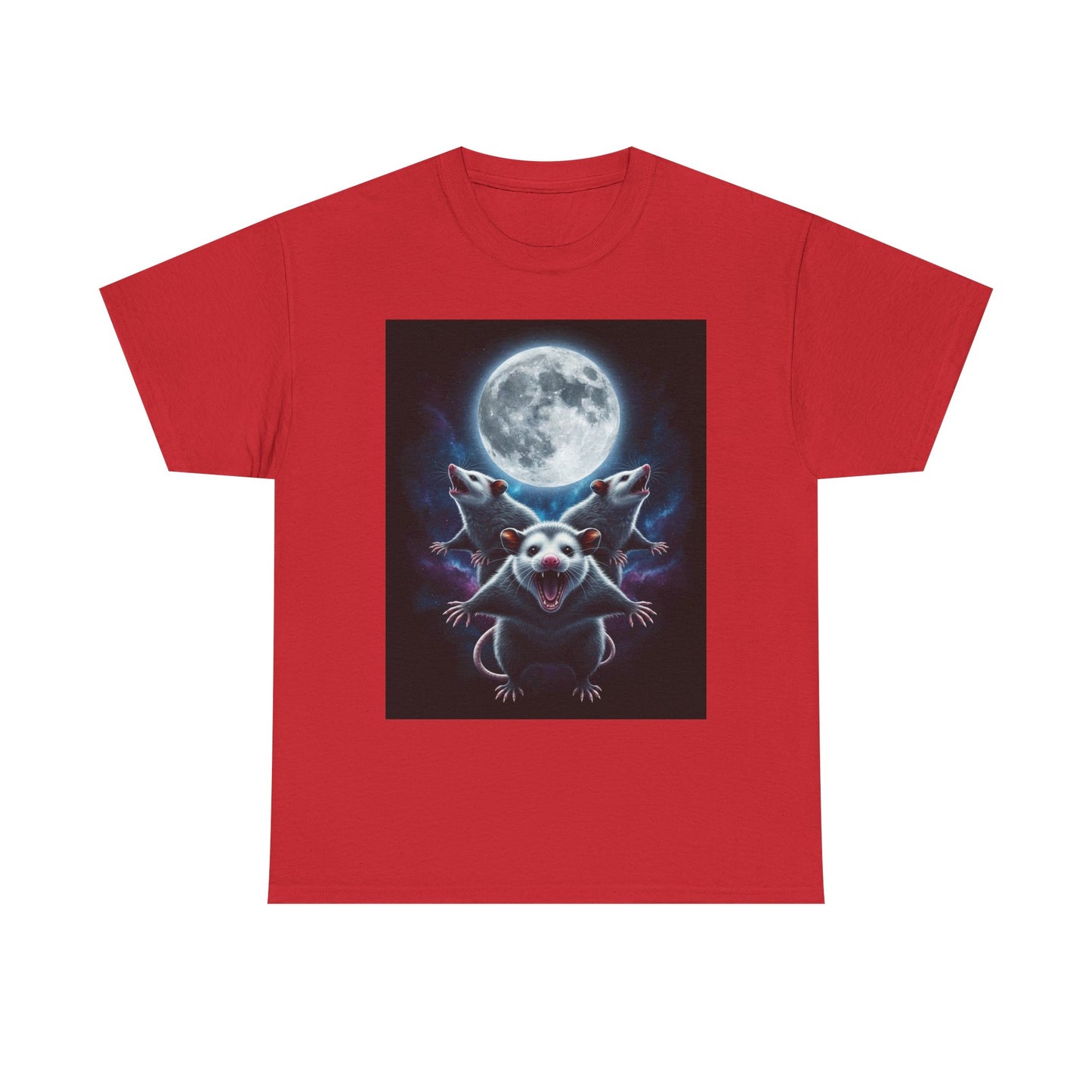 Moonlit Mischief Graphic , , Fun Gift For Animal Lovers, Casual Wear, Quirky Style Graphic Tee | Trendy Streetwear T-Shirt | ...