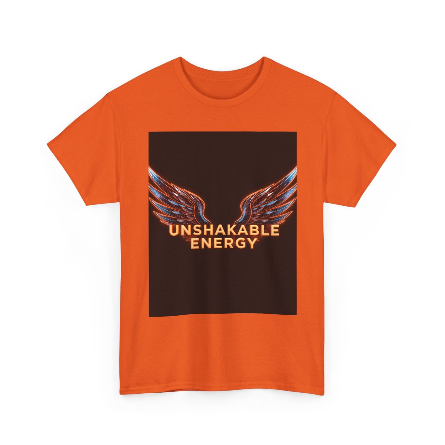 Heavy With 'Unshakable Energy' Design Motivational For Inspiration, Gift For Friends, Casual Wear, Workout [...] Graphic Tee | Trendy Str...