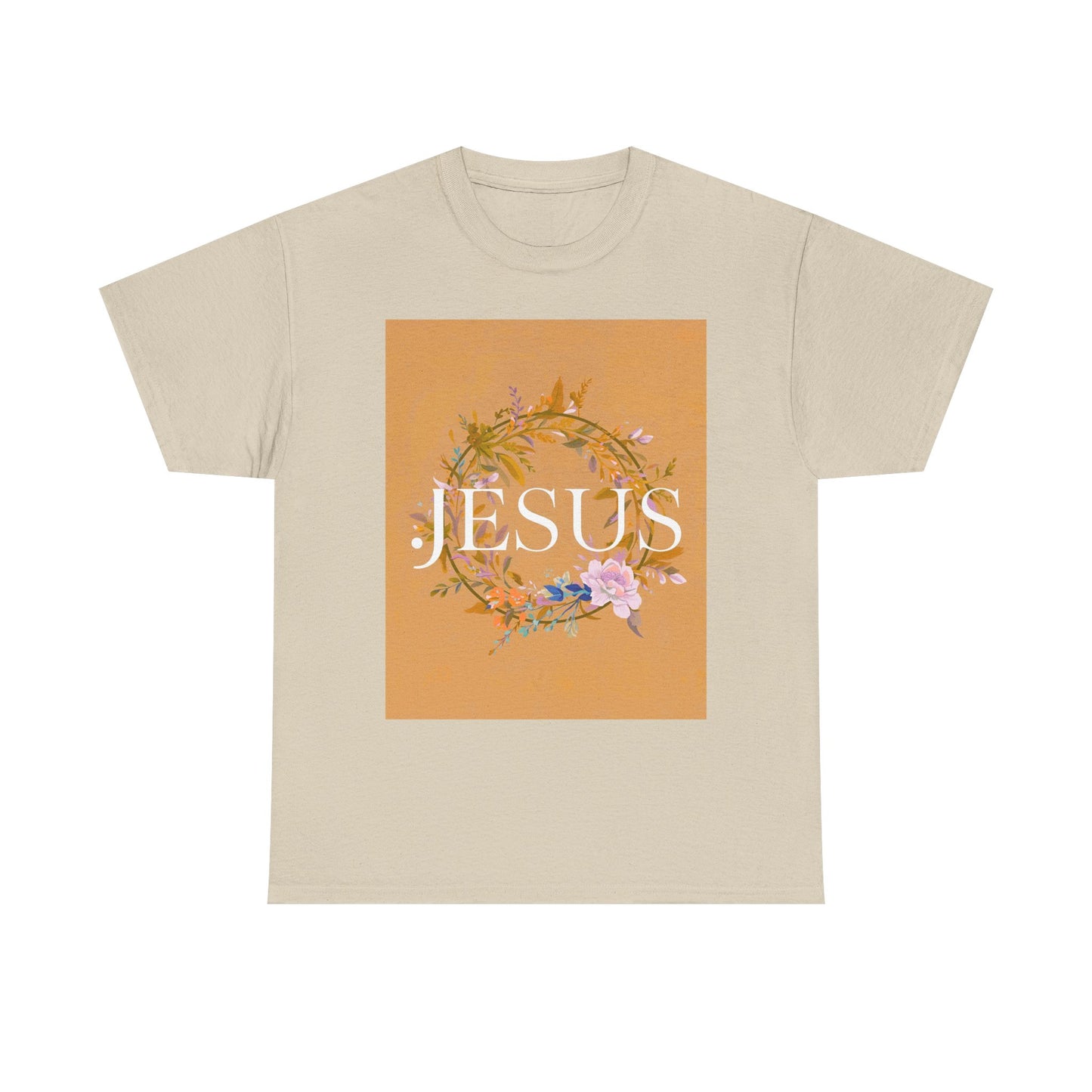 Floral Trendy Unisex Heavy Cotton Tee | Casual Wear