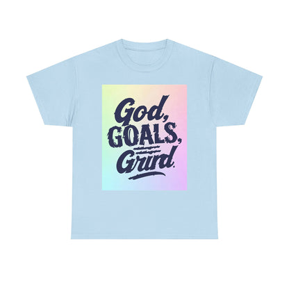 Inspirational Heavy God Goals Festival , Motivational Gift, Casual Wear, Spiritual Graphic Tee | Trendy Streetwear T-Shirt | Unisex Cotto...